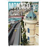 AF250 - Lot de 5 Affiches Monaco